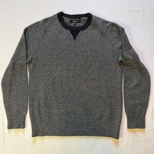 Banana Republic Charcoal Crewneck Sweater Filpucci Merino Extra‎ Fine Wool Large